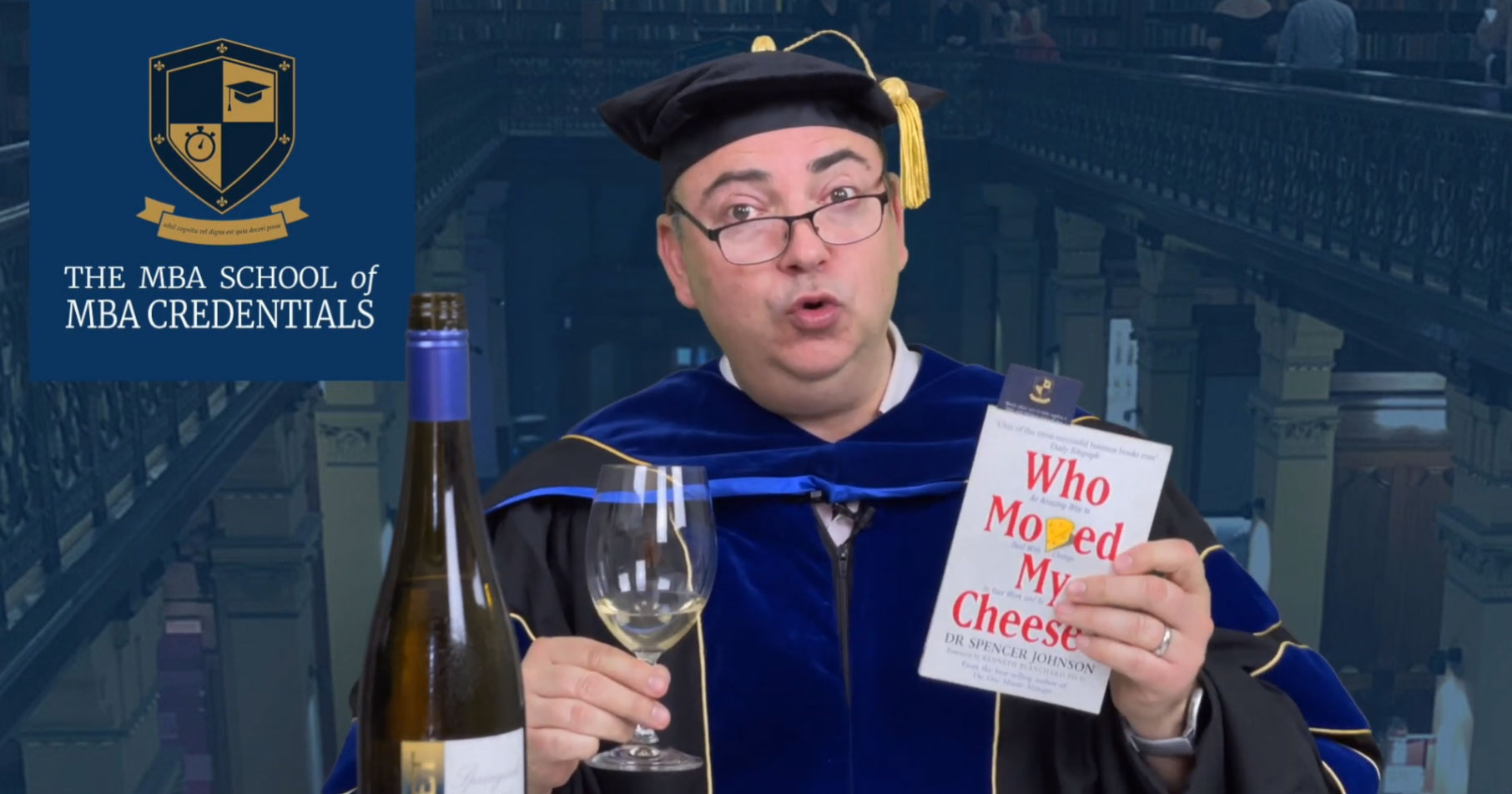 Wine and Book Pairing - Who Moved My Cheese? by Dr Spencer Johnson