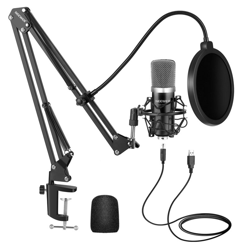 Study from home with this microphone kit by Neewer